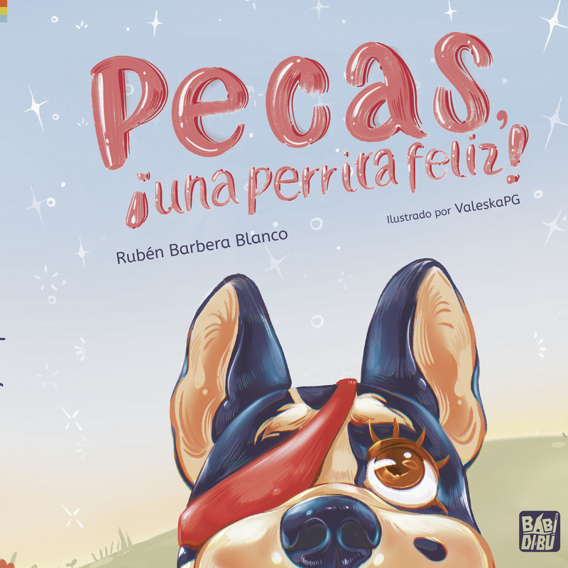 Pecas, una perrita feliz!: portada