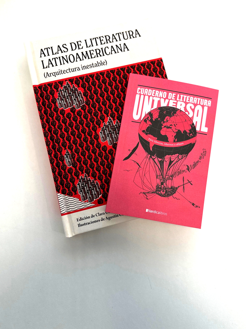 Pack Atlas de literatura latinoamericana + cuaderno: portada