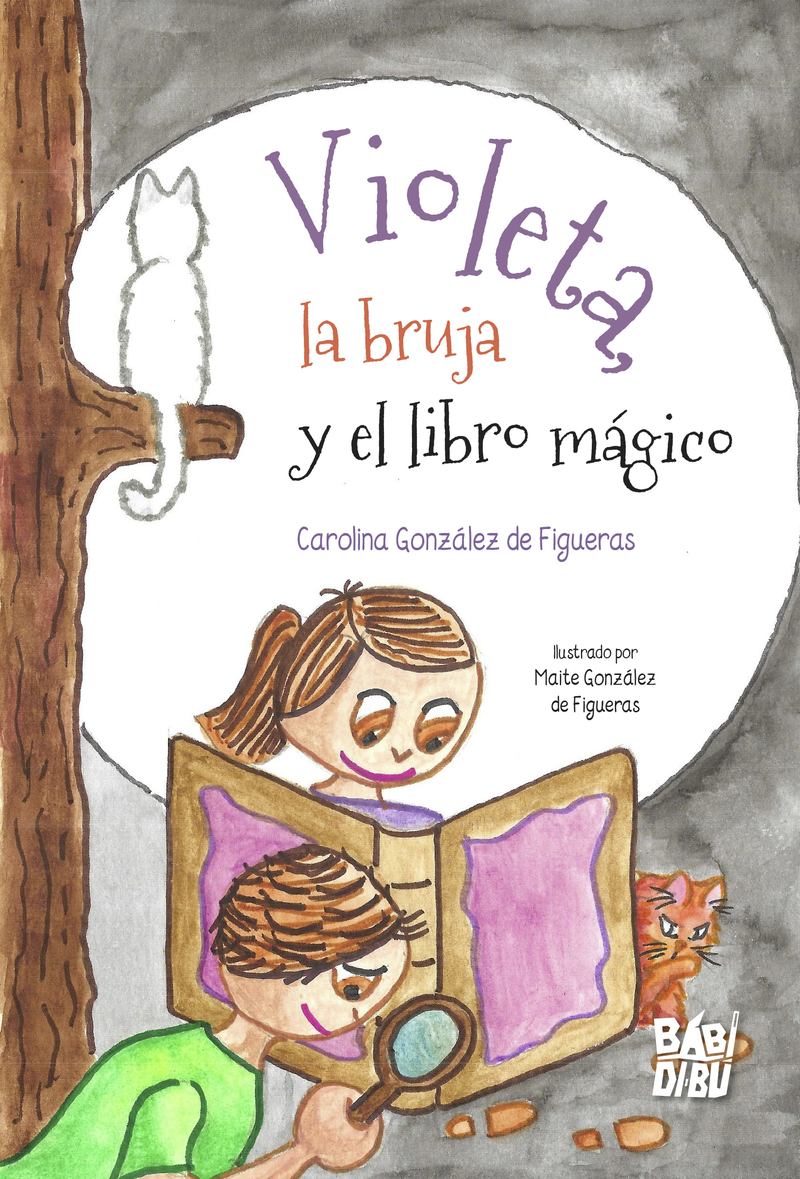 Violeta, la bruja y el libro mgico: portada