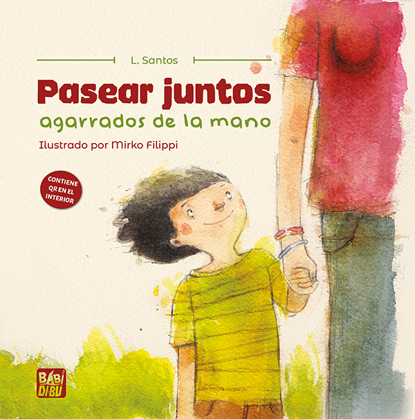 Pasear juntos, agarrados de la mano: portada