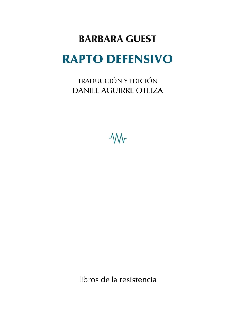 Rapto defensivo: portada