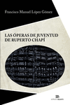 Las óperas de juventud de Ruperto Chapí: portada