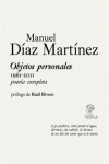OBJETOS PERSONALES (1961-2011) Poesía Completa: portada