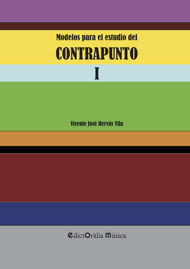 MODELOS PARA EL ESTUDIO DEL CONTRAPUNTO: portada