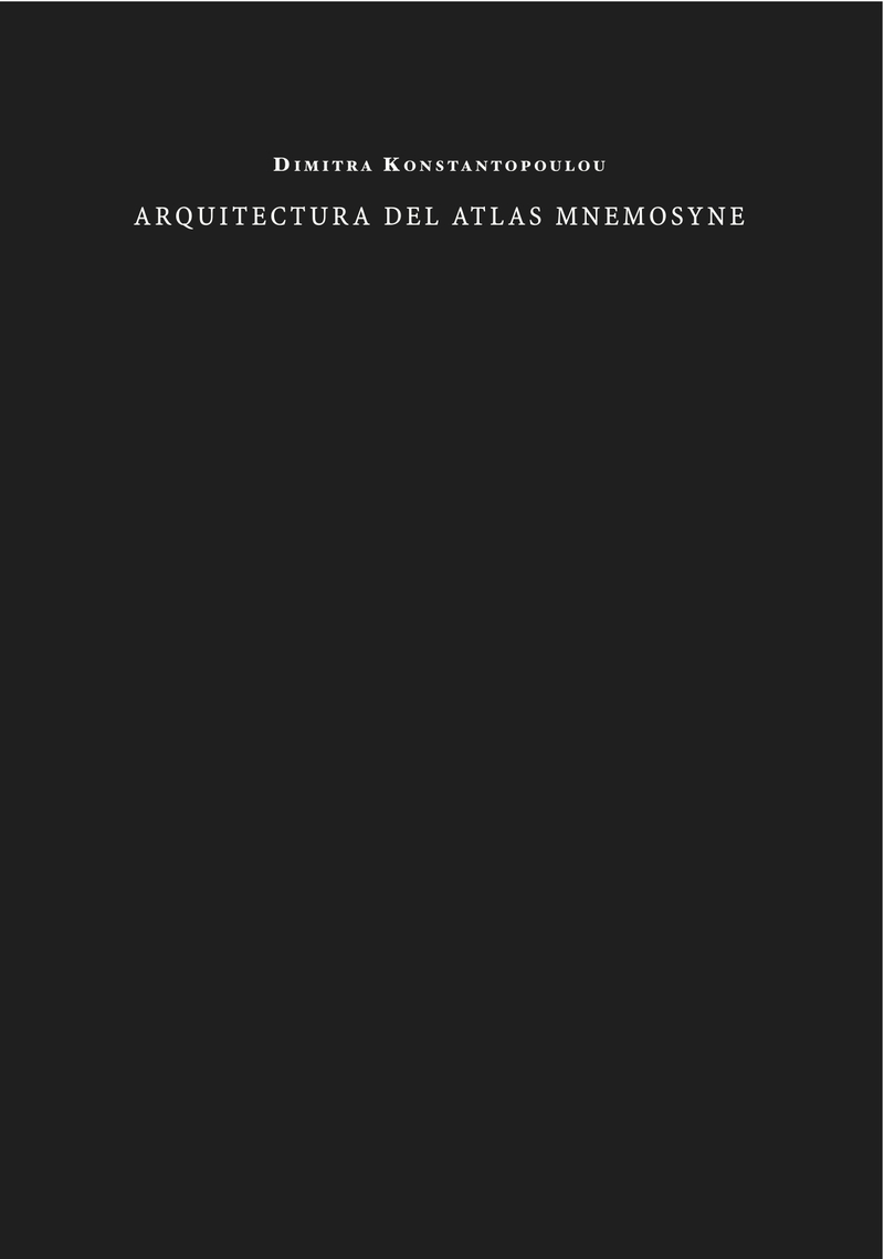 Arquitectura del Atlas Mnemosyne: portada