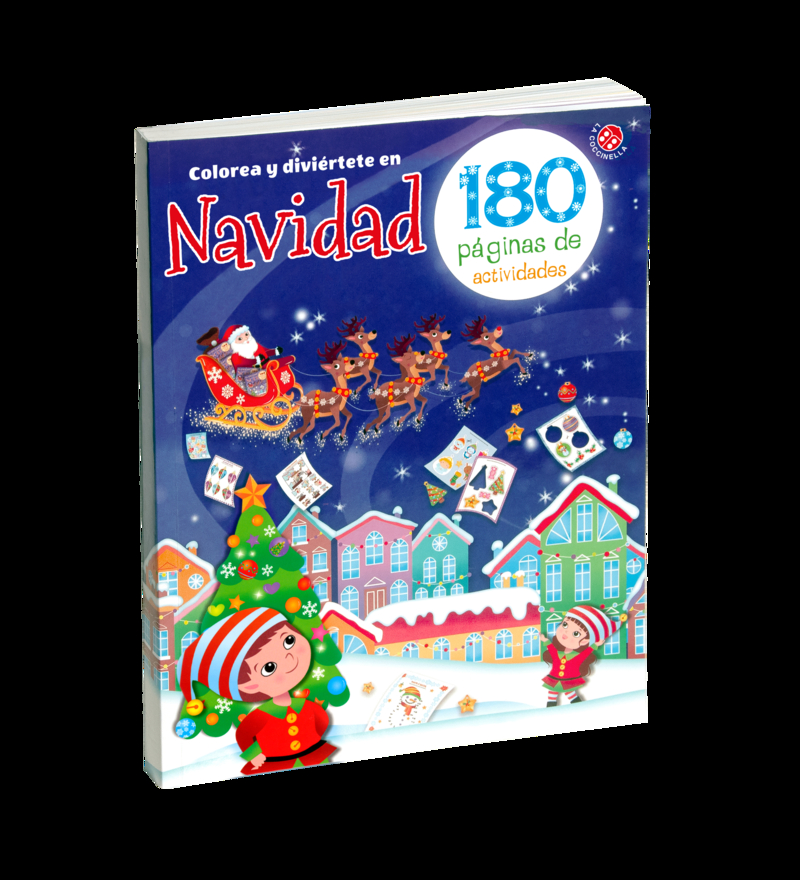 Colorea y divirtete en Navidad: portada