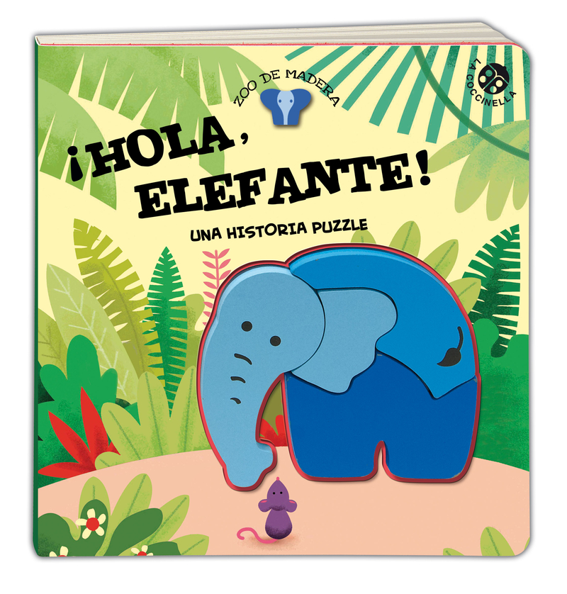 Hola, Elefante! Una historia con puzzle: portada