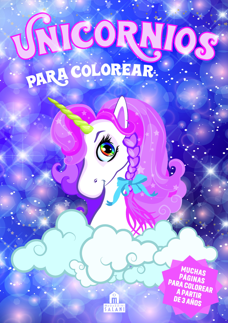 Unicornios para colorear (2ED): portada