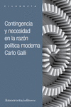 CONTINGENCIA Y NECESIDAD EN LA RAZÓN POLÍTICA MODERNA: portada