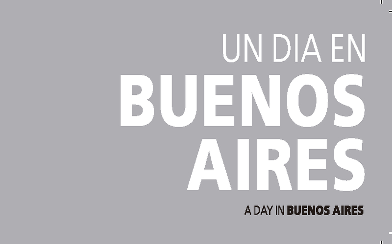 UN DIA EN BUENOS AIRES: portada