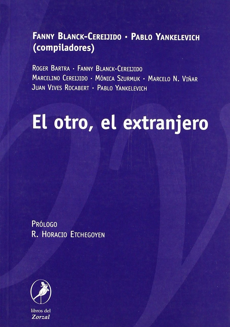 El otro, el extranjero: portada