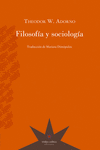Filosofía y sociología: portada