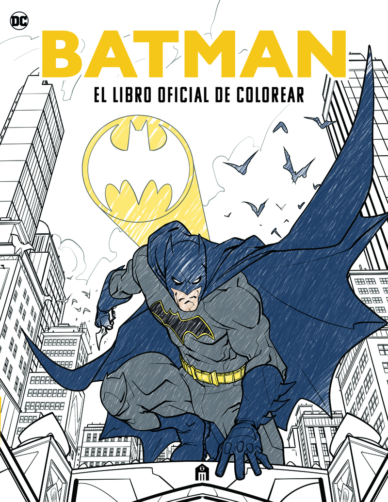 BATMAN. EL LIBRO OFICIAL DE COLOREAR: portada