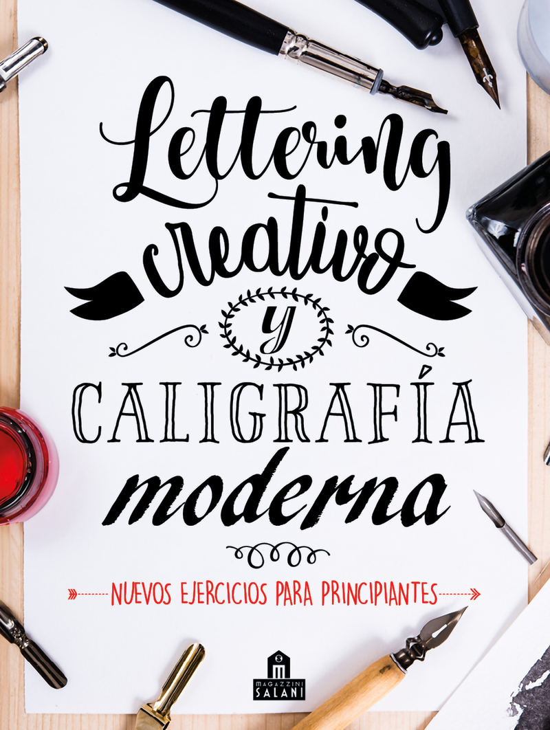 Lettering creativo y caligrafa moderna: portada