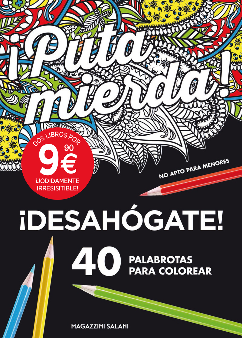 PACK Palabrotas para colorear: portada