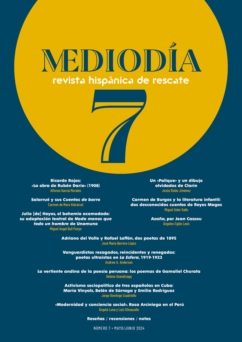 Medioda. Revista hispnica de rescate. 7: portada