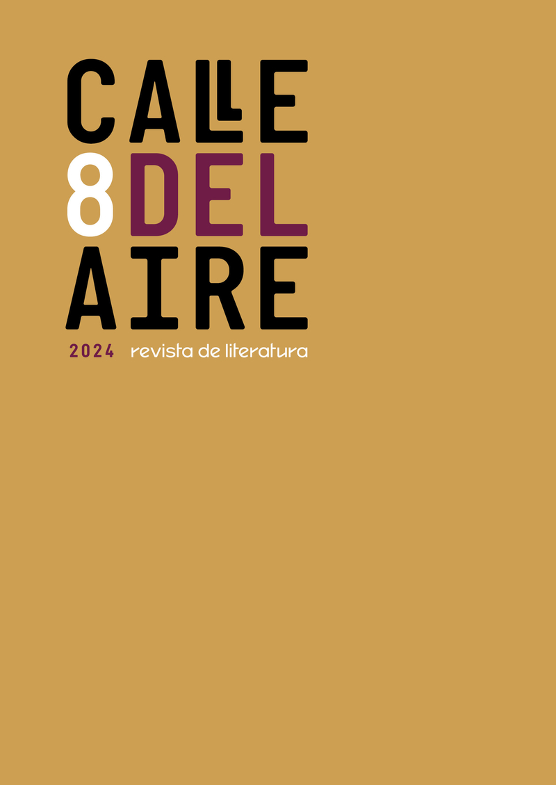 Calle del Aire. Revista de literatura, 8: portada