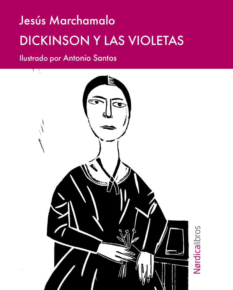 Dickinson y las violetas: portada