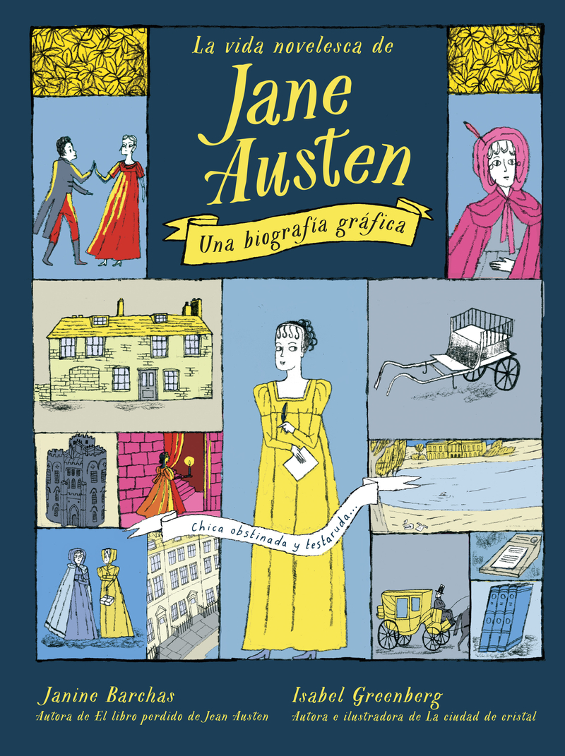 La vida novelesca de Jane Austen: portada
