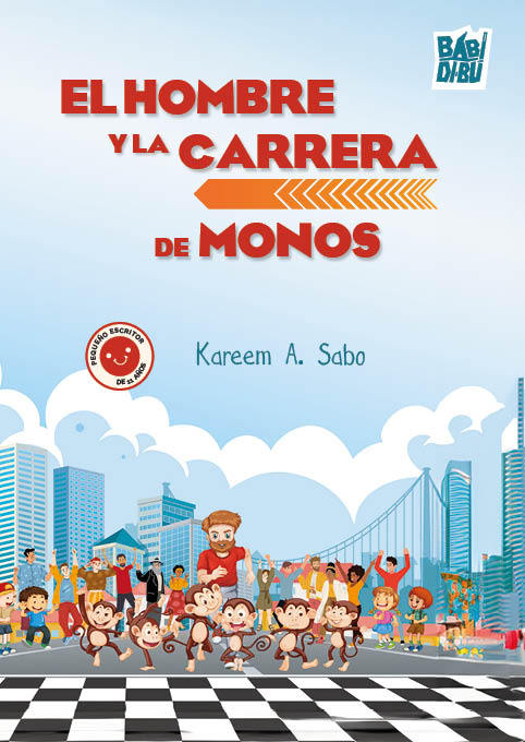 El hombre y la carrera de monos: portada