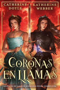 Coronas en llamas: portada